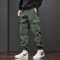 Elastic Waist Cargo Joggers - Drawstring