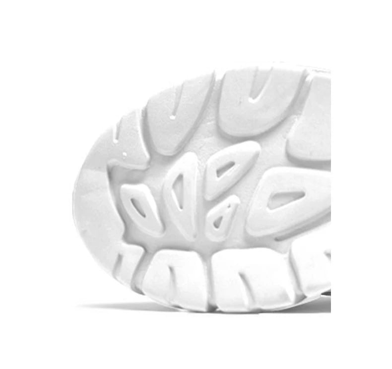 Men's Breathable Thick-Soled Casual Sneakers - Khaki Leather