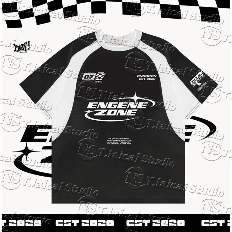 Men's Y2K T-shirt Summer Short Sleeves Clothing