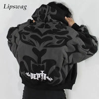 Men's Baggy Zipper Hoodie