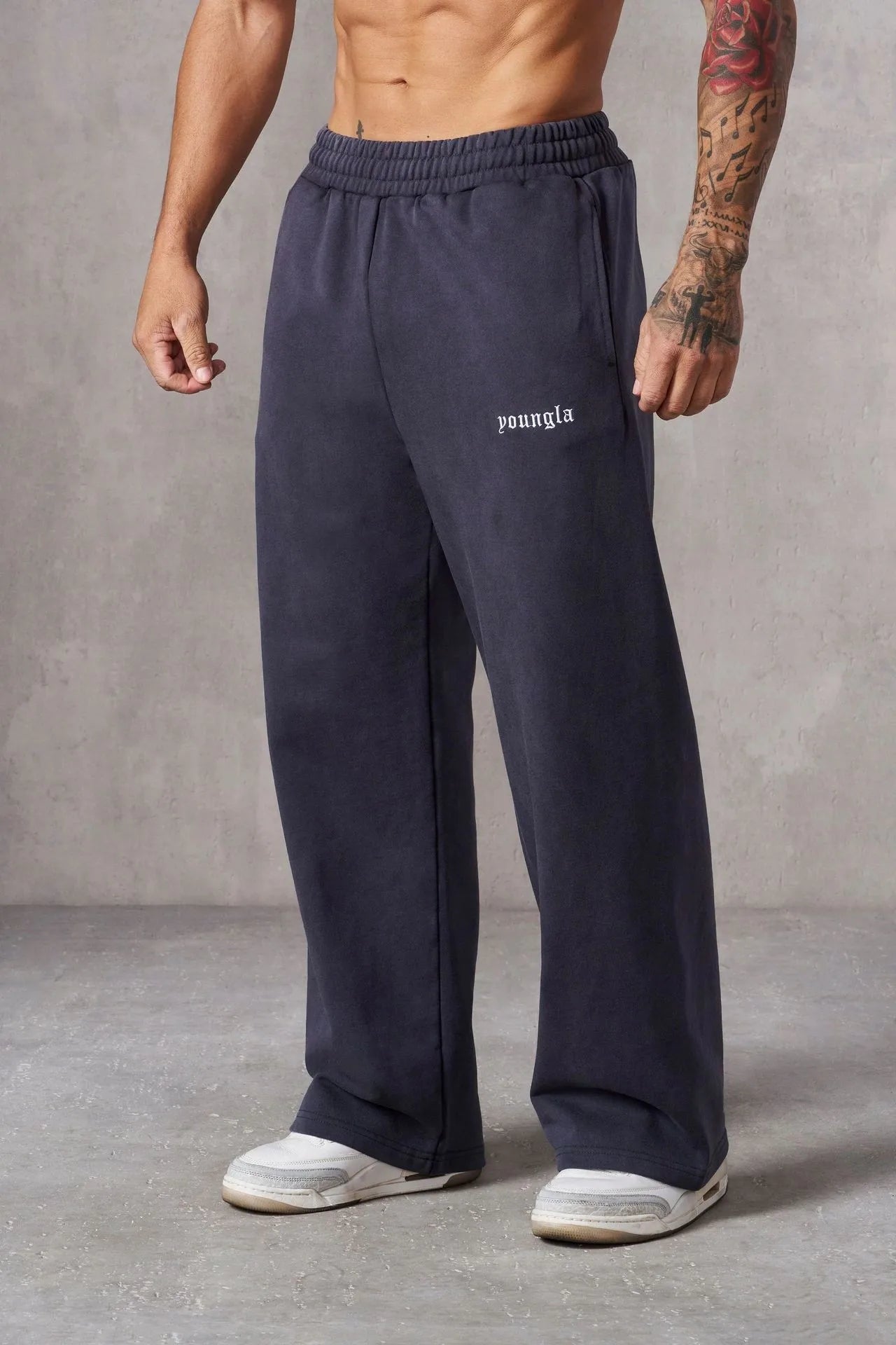 Men's Embroidered Athletic Joggers