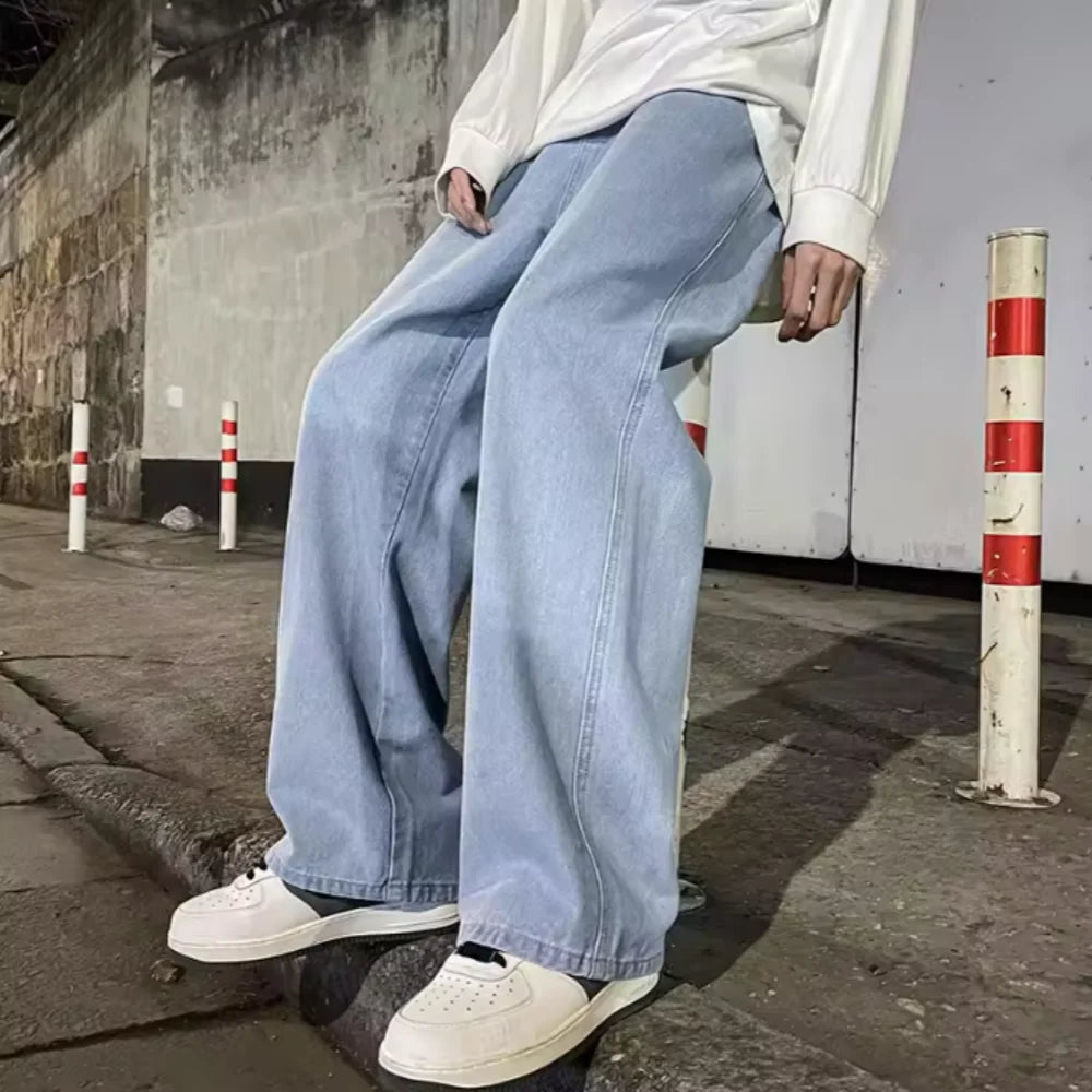 Men's Baggy Wide Leg Jeans