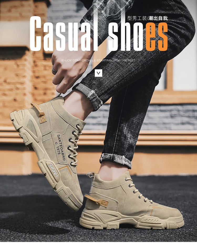 Men's Outdoor Work Safety Boots