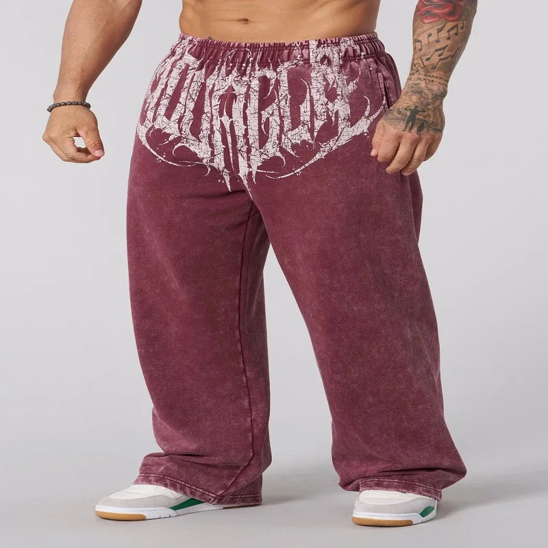New men's sports pants, jogging exercise