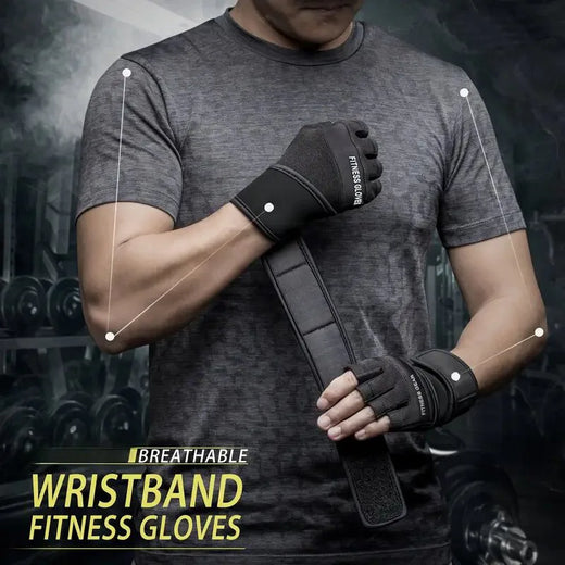 Fitness Gloves with Wrist Support