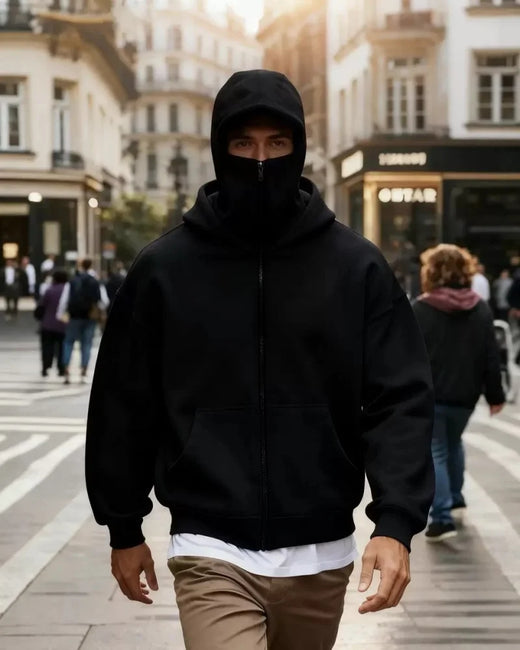 Double Hood Zip Hoodie