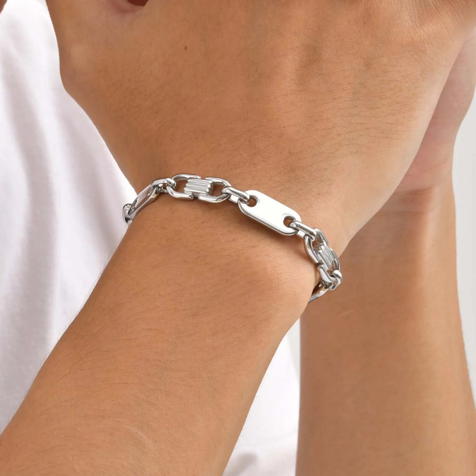 Men's Stainless Steel Chain Bracelet