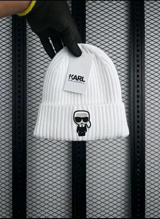 Karl Lagerfeld Ikonik Ribbed Beanie