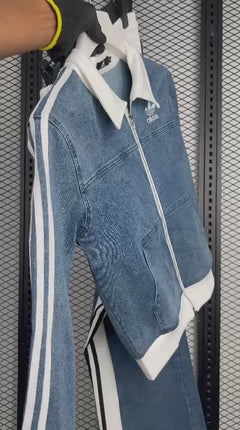 Adidas Denim Tracksuit