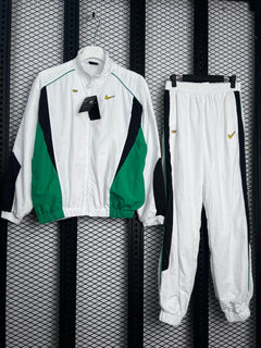 Colour-Block Zip-Up Tracksuit Set – Inspired by Nike